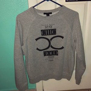 Grey sweater f21